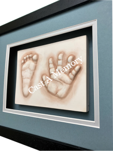 Baby hand and foot clay print Impressions